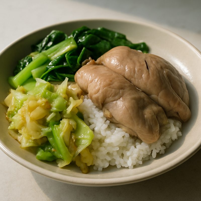 Cai Png (2 veg + 1 meat, steamed)