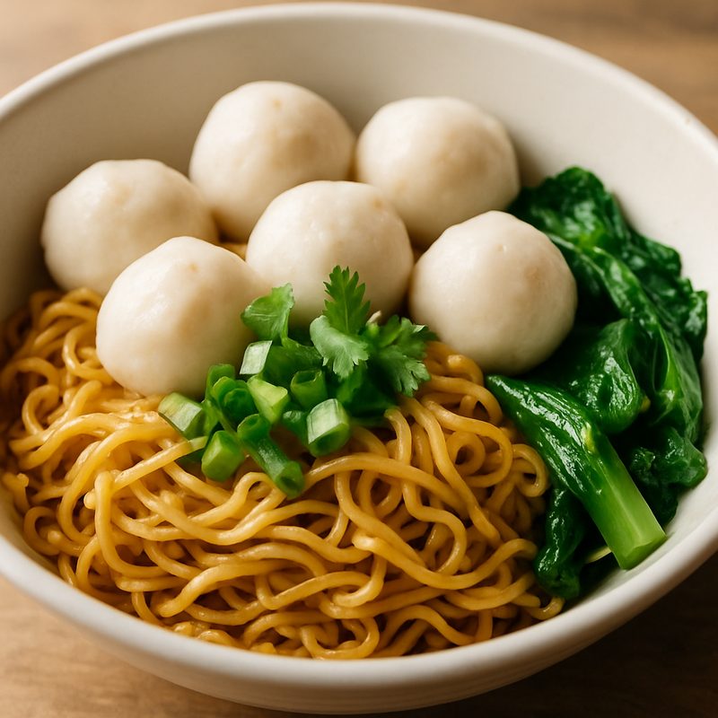 Fishball Noodles (soup)